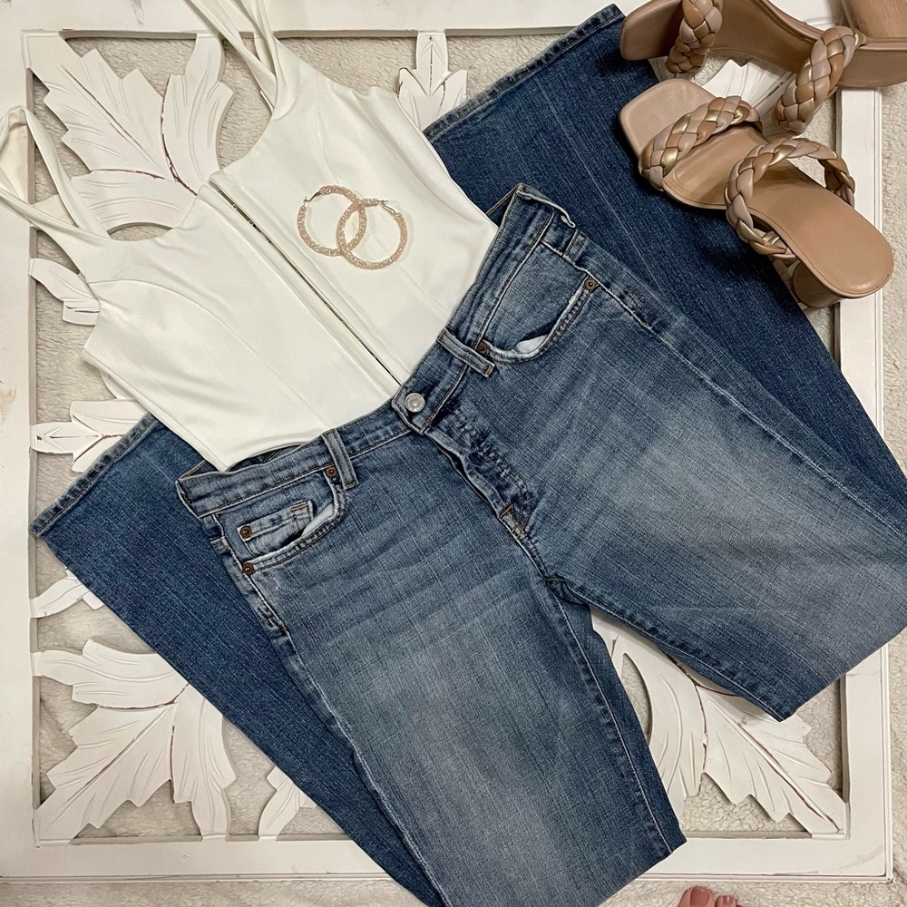 7 for all mankind bootcut jeans / 30